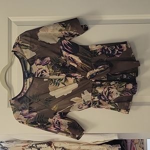 Daytrip sheer floral top